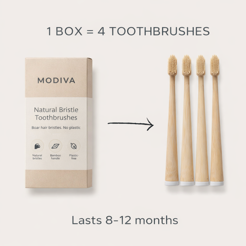 Modiva® Boar Bristle Toothbrush